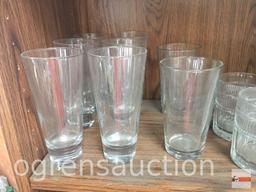 Glassware - Beer glasses, rock glasses