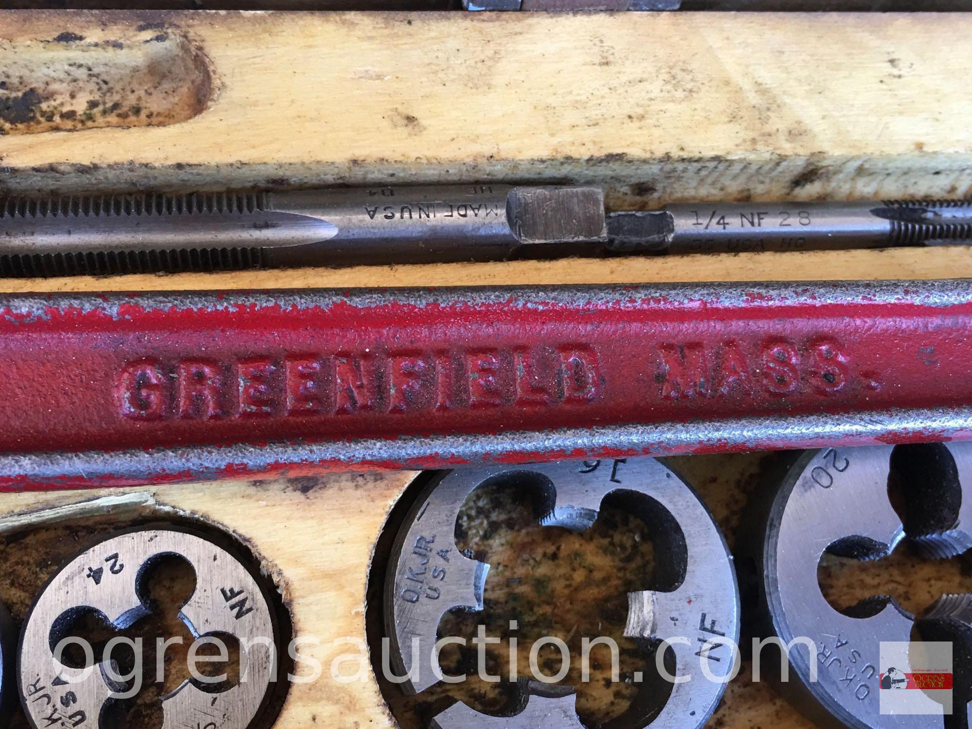 Tools - Vintage Tap & Die set, Greenfield, O.K. Round Die