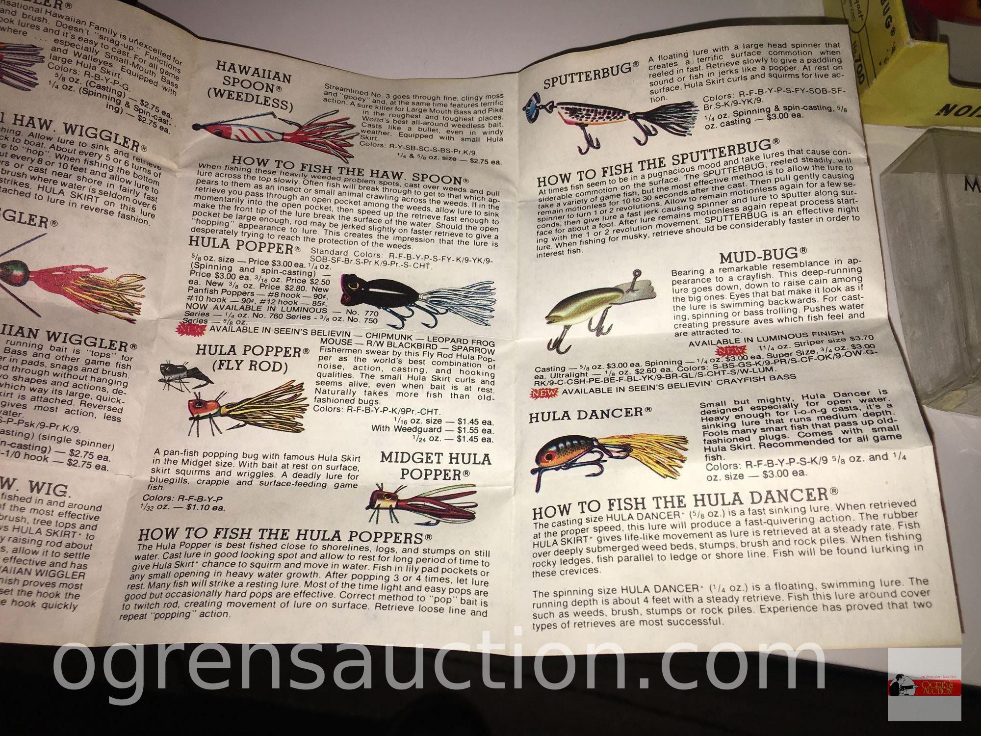 Fishing - Lures - 3 Fred Arbogast Musky Jitterbug, new in box