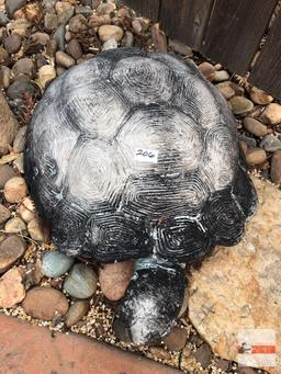 Yard & Garden - cement turtle statuary, 18"wx13"wx8"h