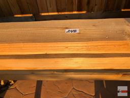 Yard & Garden - wood, 4 ct 2x4, (3 - 8 ft, 1 - 7 ft. 7in.)