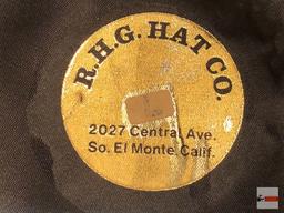 Vintage top hat, RHG Hat Co. So. ElMonte, Calif.