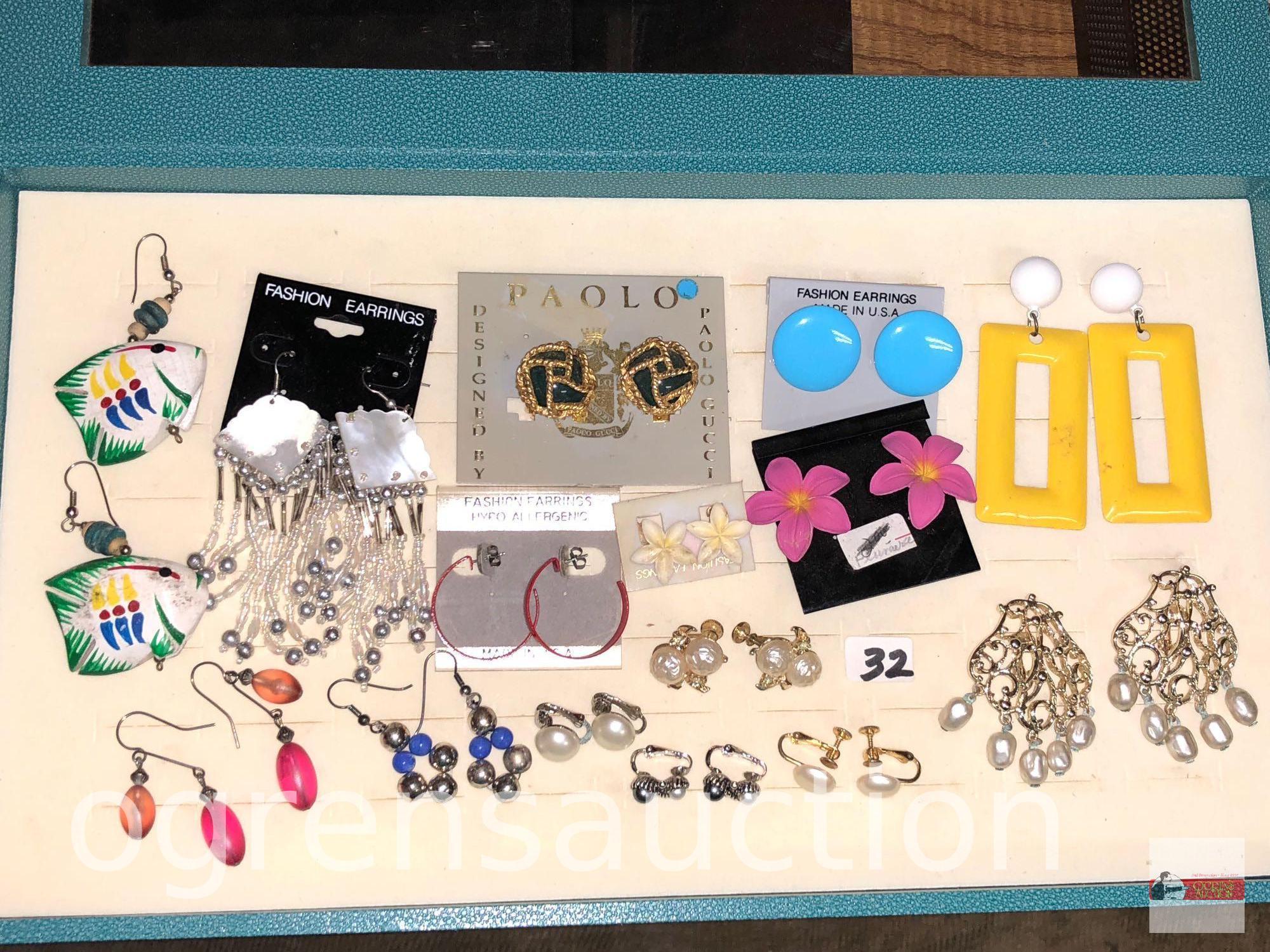 Jewelry - misc. earrings, some signed