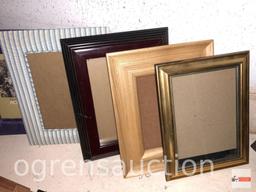 Pictures Frames - wooden & material framed, 7, 4x6 and 5x7