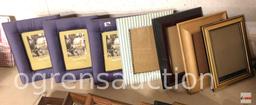 Pictures Frames - wooden & material framed, 7, 4x6 and 5x7