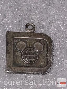 Jewelry - Sterling Mickey Mouse Pendant, Walt Disney World, Walt Disney Productions