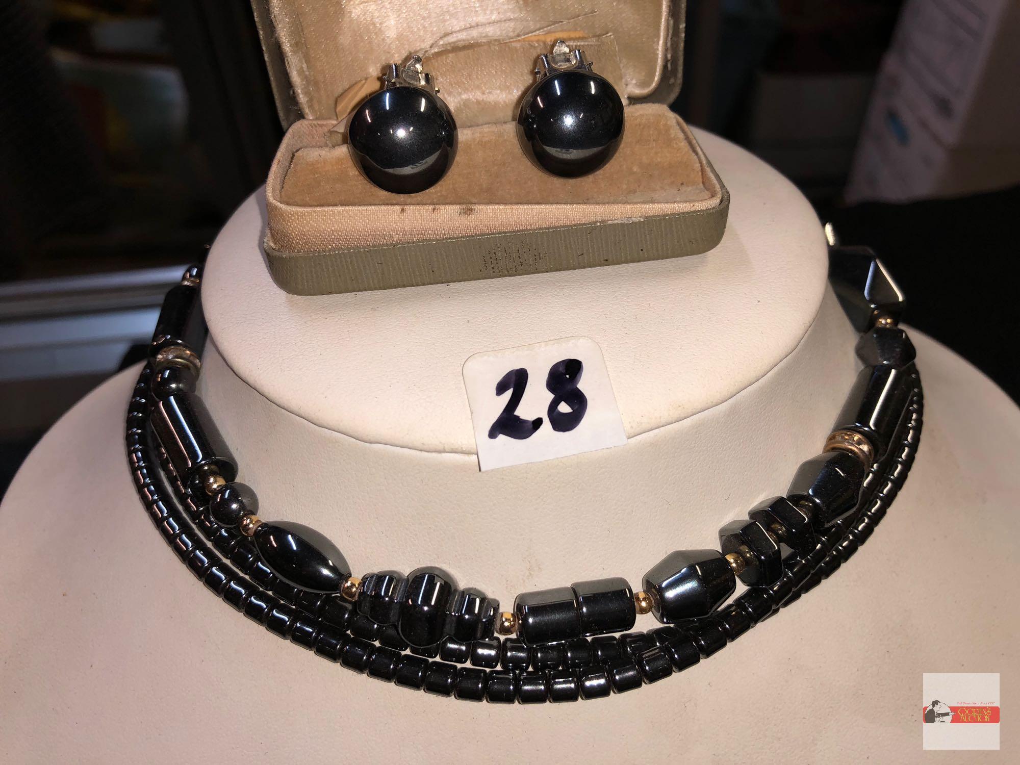 Jewelry -3 Necklaces & 1 pr. earrings