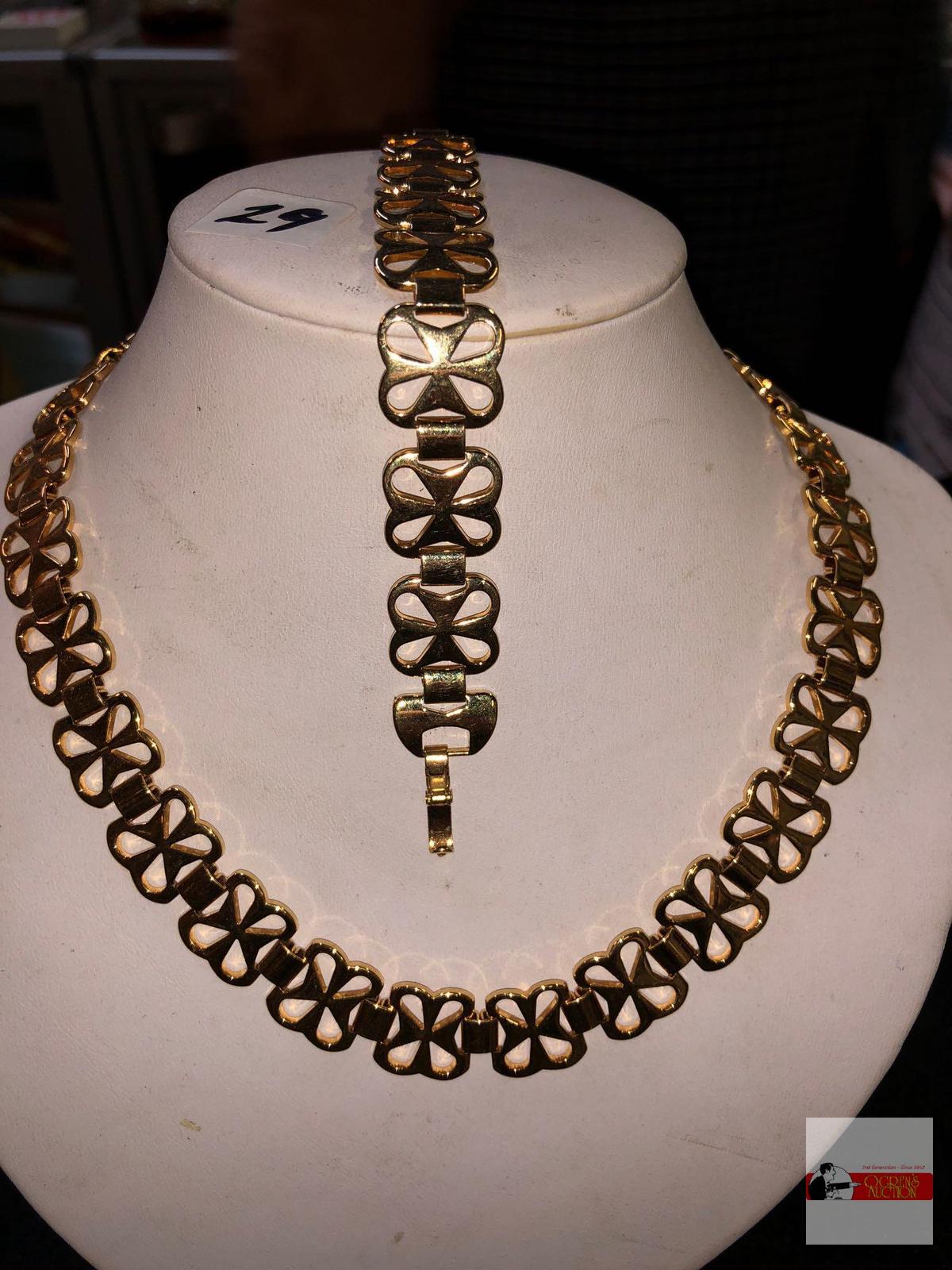 Jewelry - Vintage demi-parure Monet necklace & matching bracelet