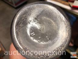 Bottle - vintage Acid Nitrate HNO3 bottle with lid