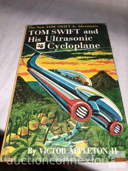 Books - 2 illustrated Children's books - 1957 Tom Swift and 1945 Nancy Drew Mystery