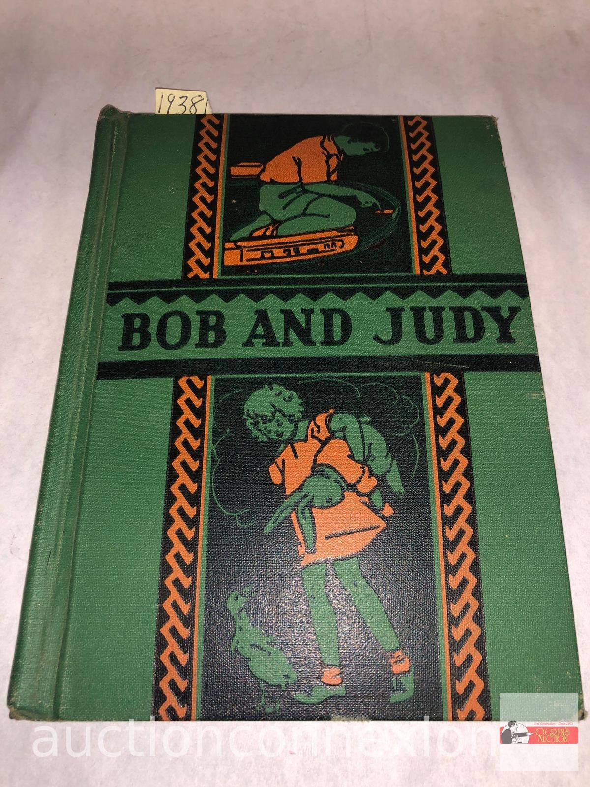 Books - vintage book - 1942 (1938) Bob & Judy, illustrated 4th ed.