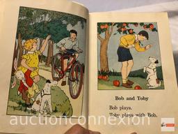 Books - vintage book - 1942 (1938) Bob & Judy, illustrated 4th ed.