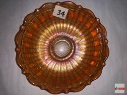 Carnival Glass - 4 Marigold