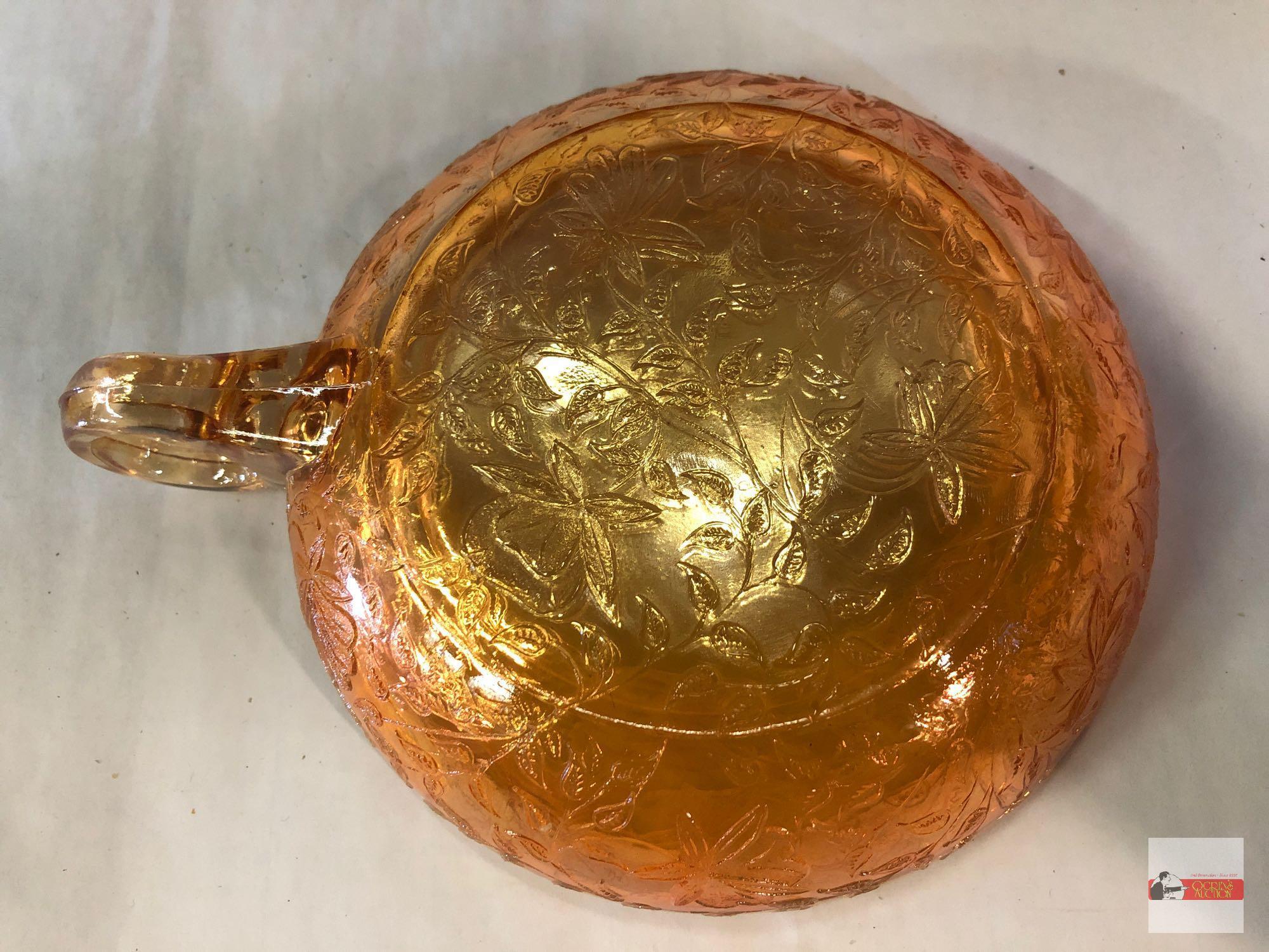 Carnival Glass - 4 Marigold