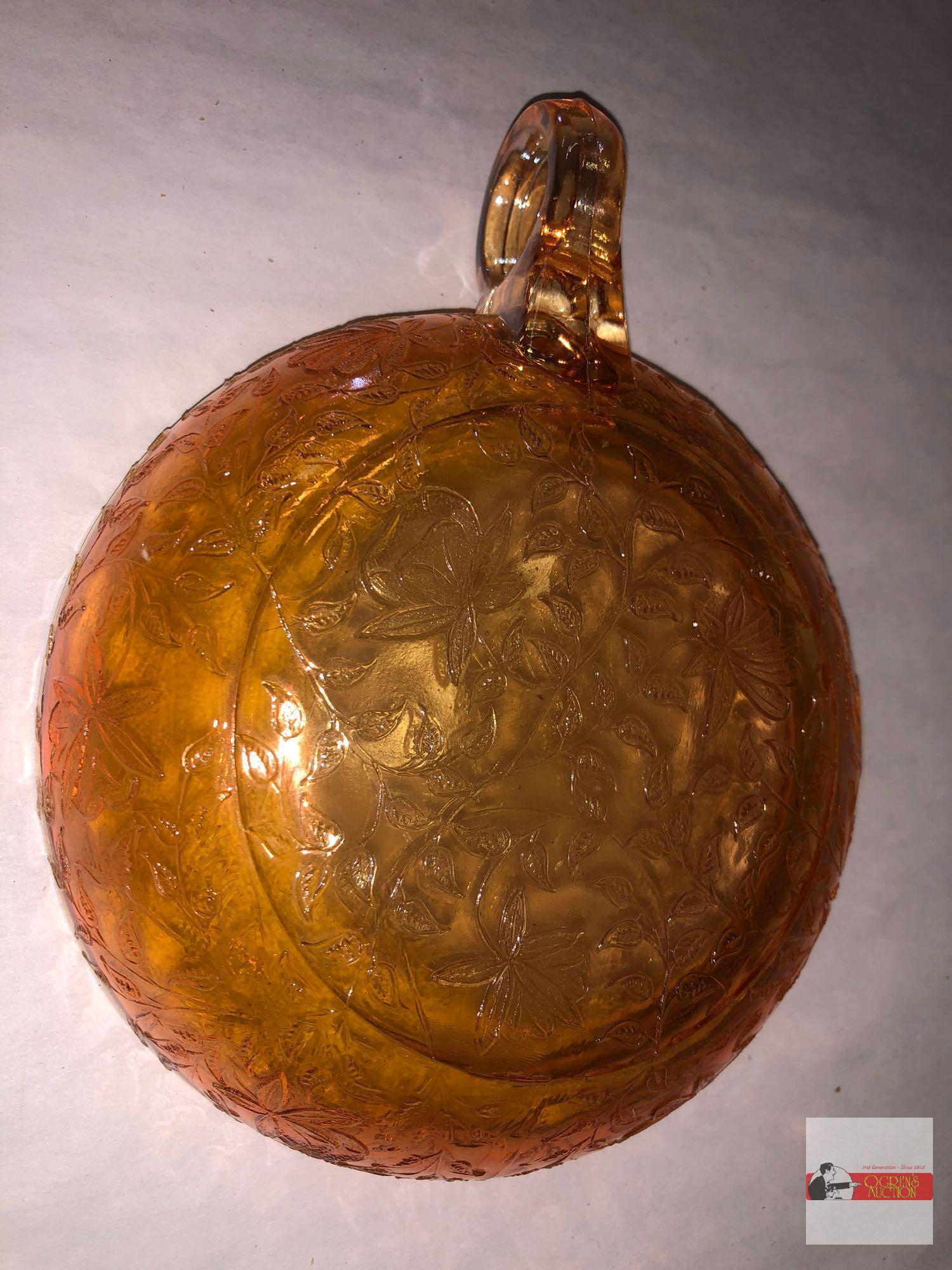 Carnival Glass - 4 Marigold
