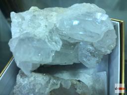 Quartz Crystal - 2 - Clusters, 3.25"x3 & 2.5"x2"