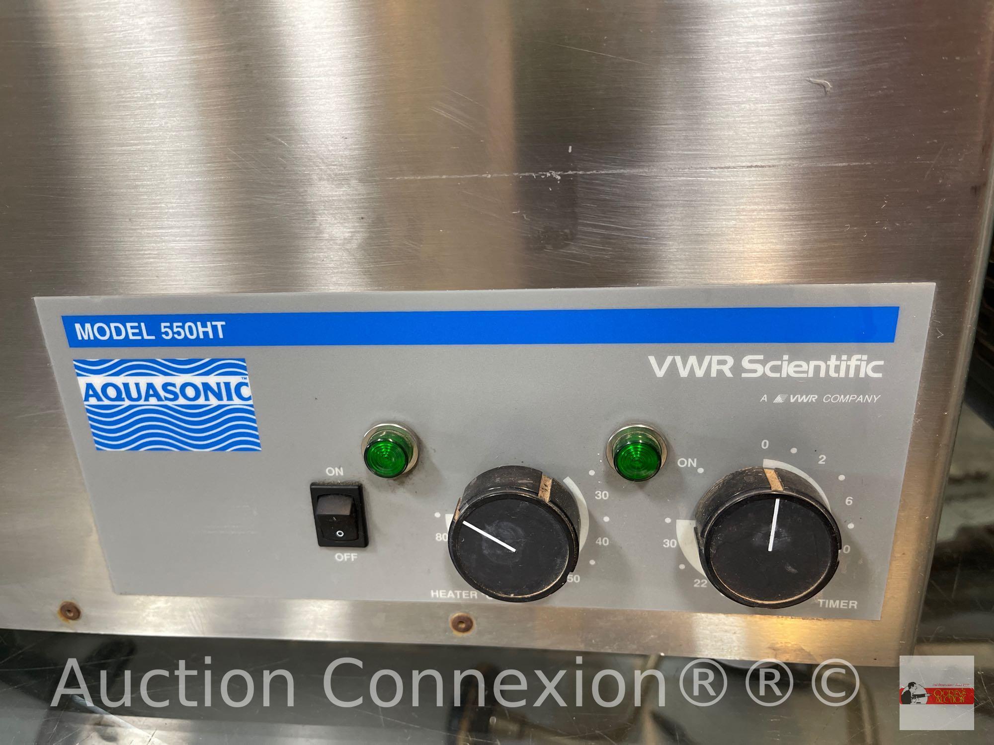 Aquasonic Model 550HT VWR Scientific Ultrasonic Cleaning bath, 117/120 volts