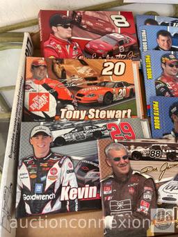 Nascar - 8 Photo books, 1 Jimmie Johnson pocket notebook, 1 John Force card 7x champion