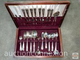 Flatware & case - International Siver Co., 73 pcs.