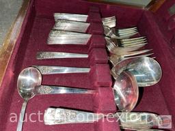 Flatware & case - International Siver Co., 73 pcs.