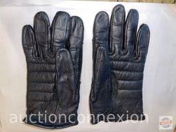 Harley Davidson Gloves - women's sz. small Black genuine leather, studded gloves