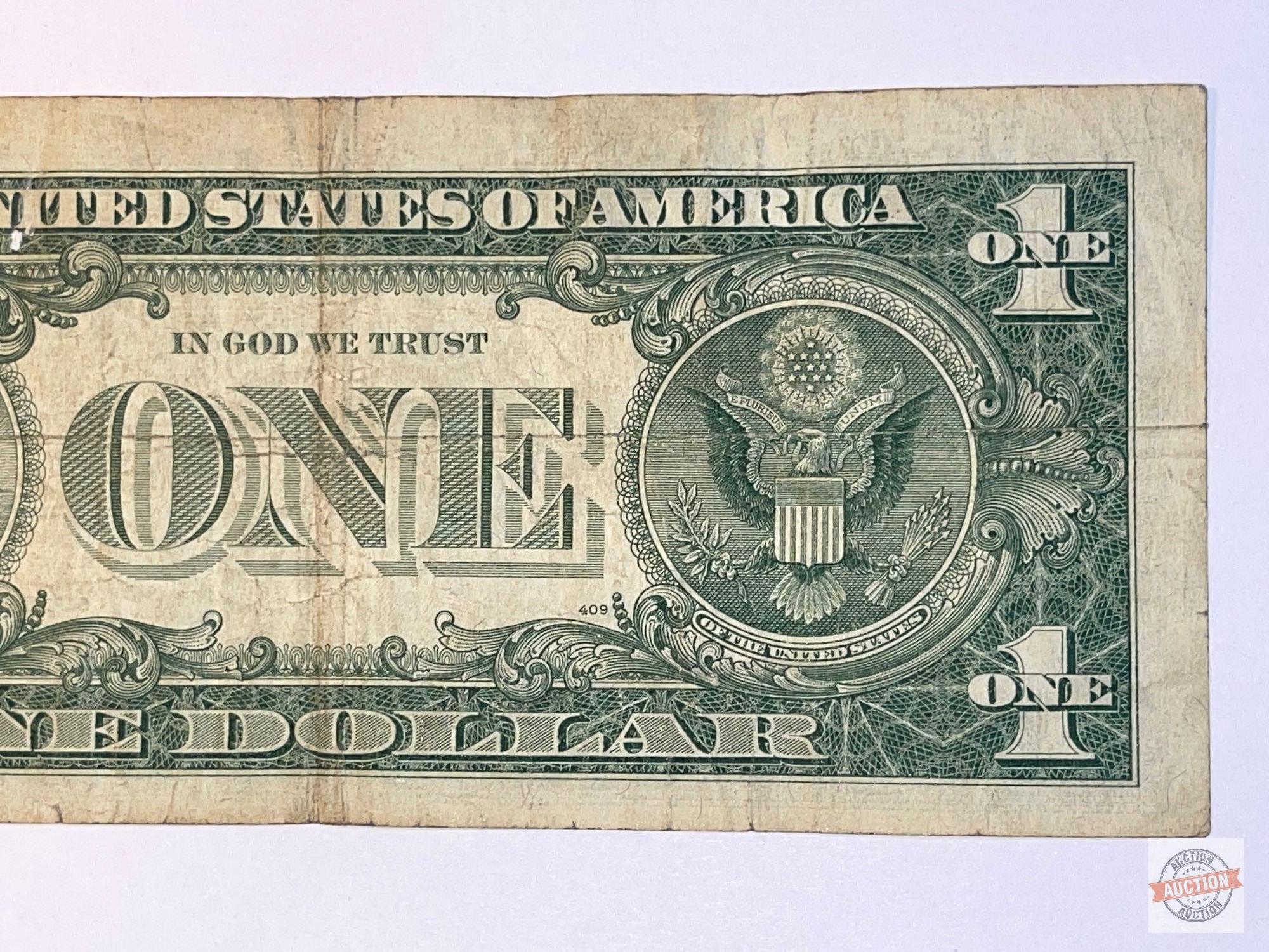 Currency - 1957-A US $1 Silver Certificate Blue Seal