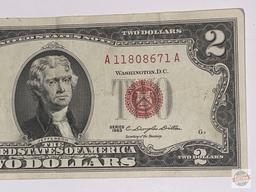 Currency - 1963 $2 Red Seal United States Note