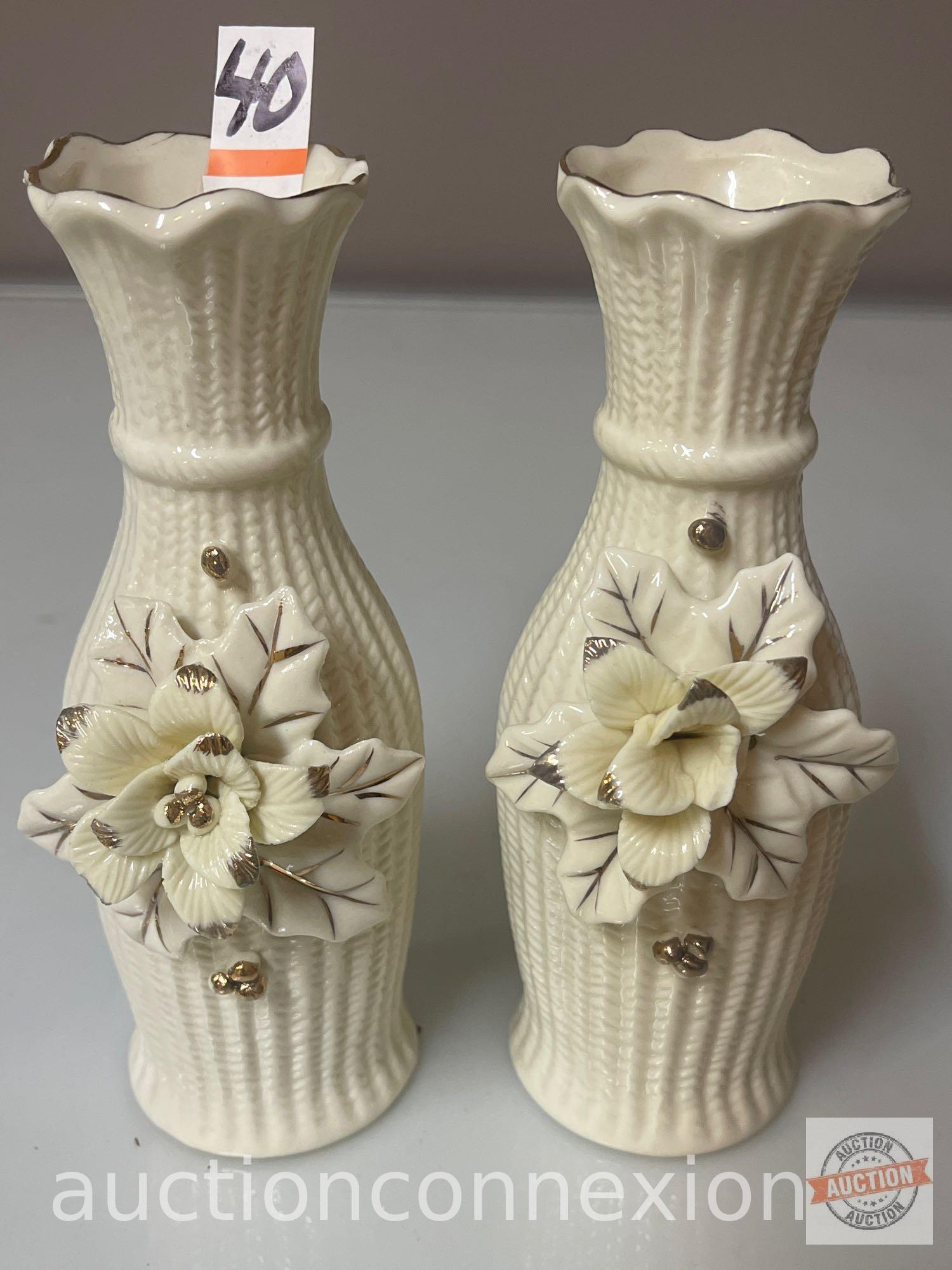 5 vases - 4" to 6.5"h