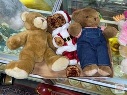Toys - 3 Plush Bears, 14"h