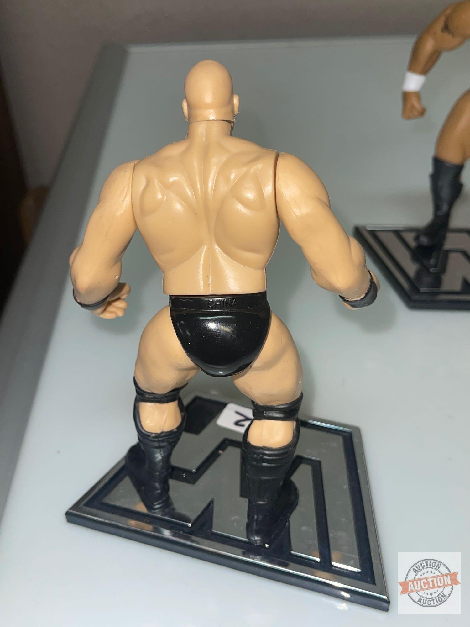 Toys - WWF 5 Wrestling Auction Figures, 1996, 6", 4 stands, 5x's the money