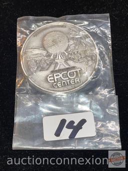 Disney Epcot Center souvenir coin, 1982