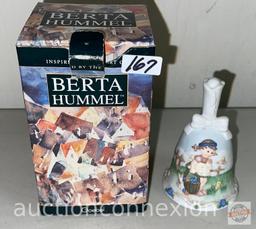 Hummel Bell, Spring Blossoms, orig. box 4"h, 1996 Goebel inspired by the art of Berta Hummel