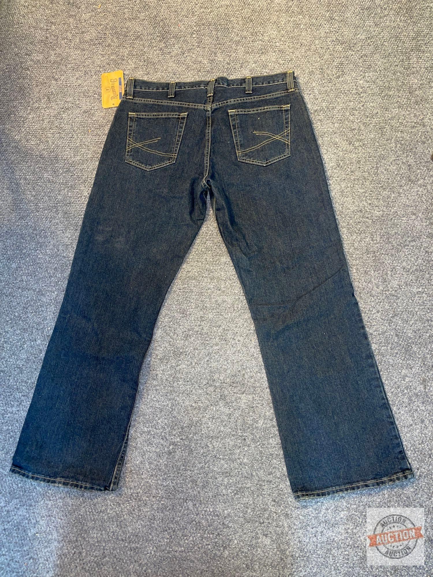 Men's Jeans - Roebuck & Co. Boot cut 36x30 Low rise, straight leg w/ tags