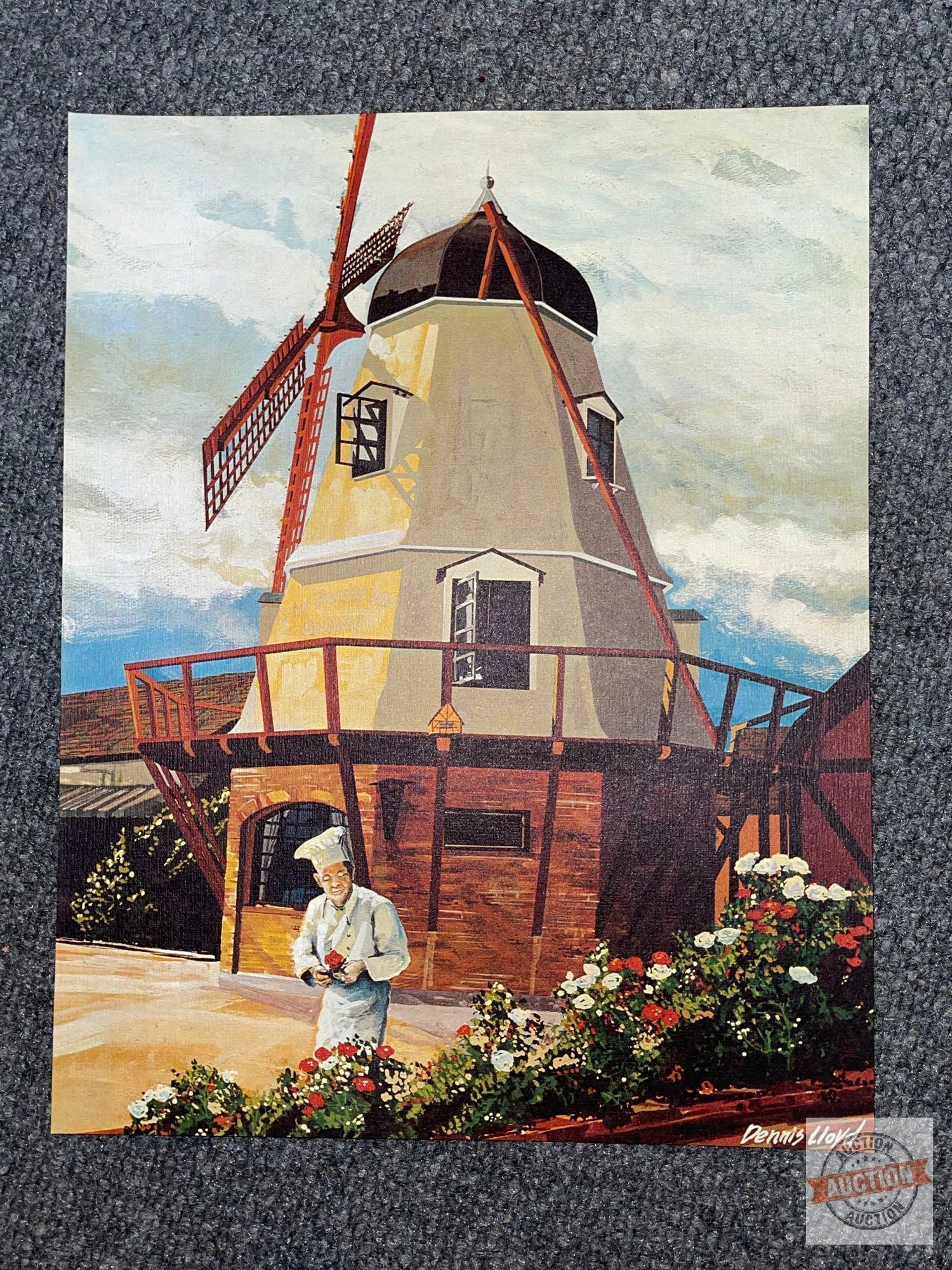 Artwork - 4 orig. oil lithographs 11x14 reproductions by Pierre Marc