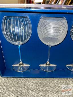 Box set 4 Mikasa Balloon Goblers, 24.5 oz, orig. box