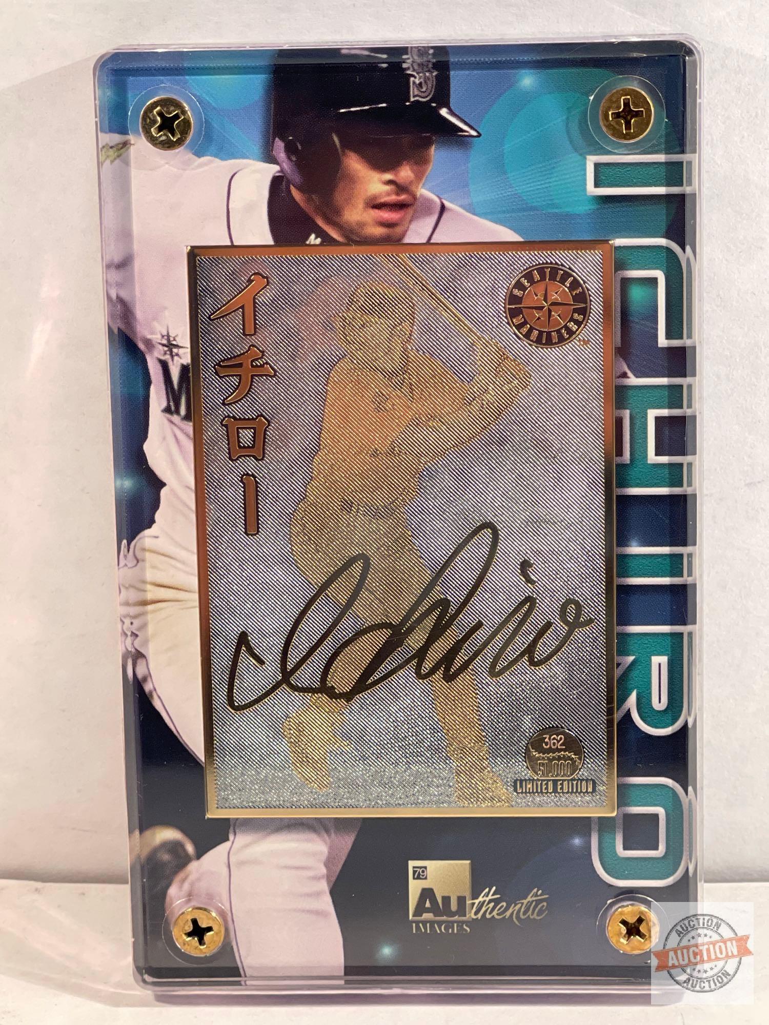 2001 All-Star Ichiro American League All-Star, Limited-Edition gold foil signature card