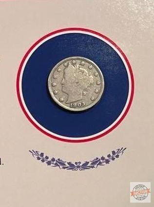 25 years of Liberty Head Nickels, PCS, Postal Commemorative Society, 24 ct