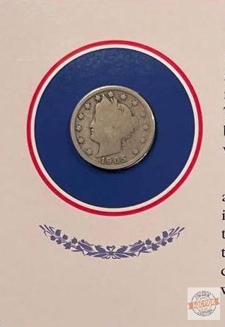 25 years of Liberty Head Nickels, PCS, Postal Commemorative Society, 24 ct