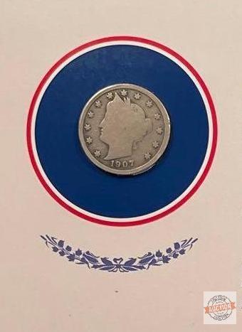 25 years of Liberty Head Nickels, PCS, Postal Commemorative Society, 24 ct