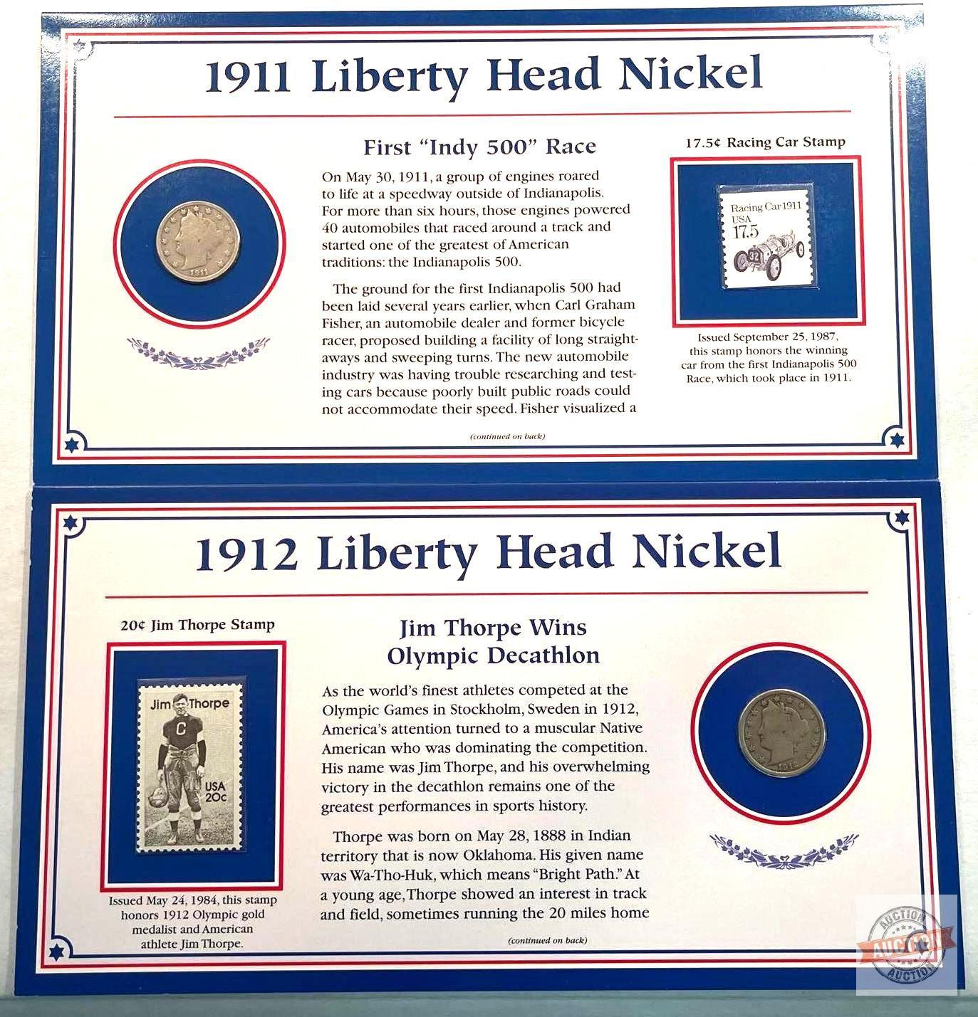 25 years of Liberty Head Nickels, PCS, Postal Commemorative Society, 24 ct