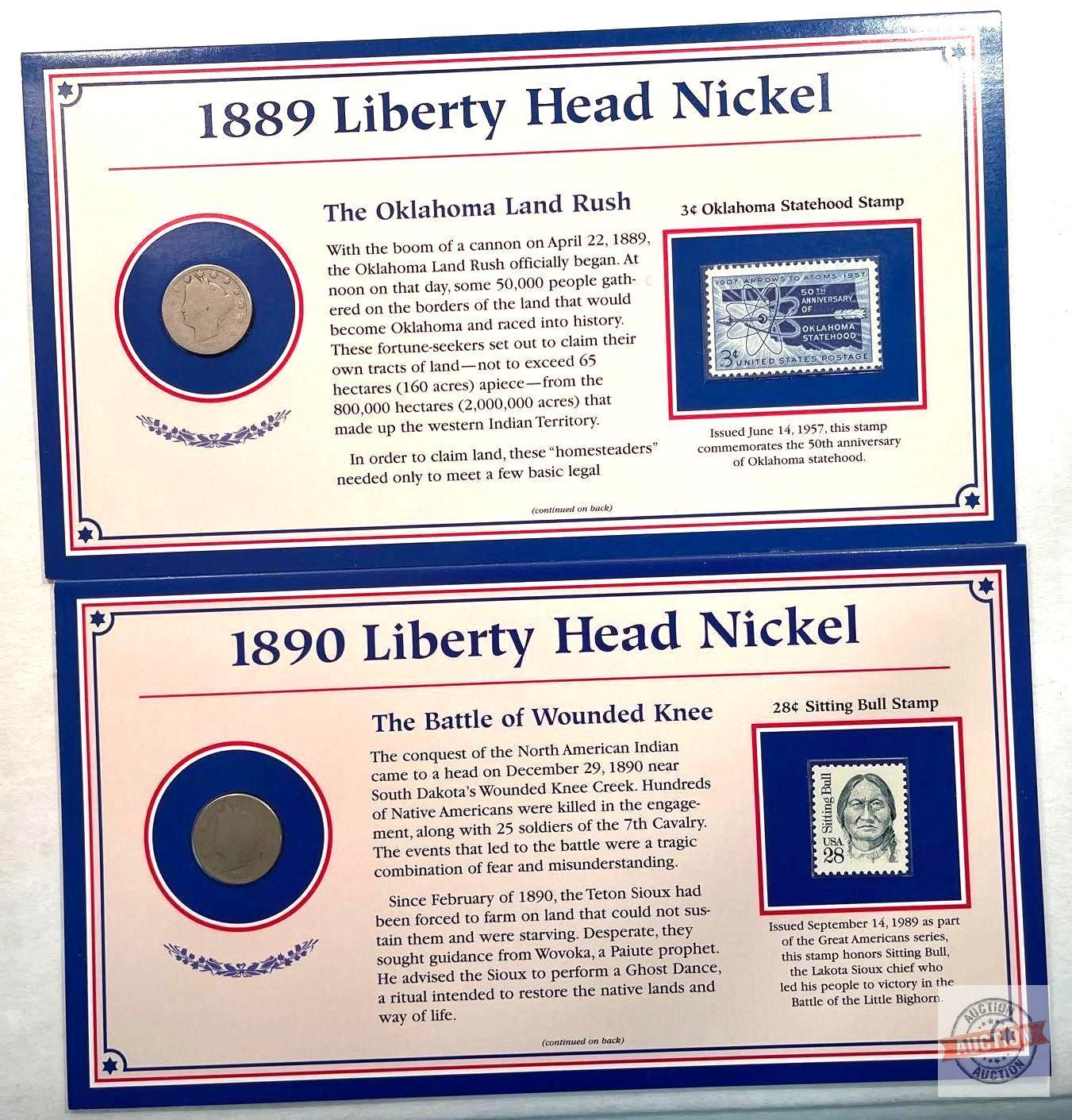 25 years of Liberty Head Nickels, PCS, Postal Commemorative Society, 24 ct