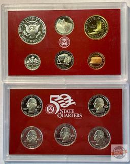 Silver - 2005s US Mint Silver Proof Set, 11 coins (7-90% silver)
