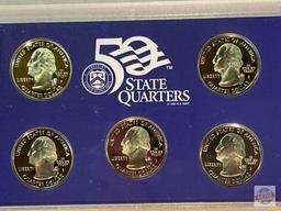 US Mint Proof Set 2006s, 2 case, 10 coin set in hard plastic protective