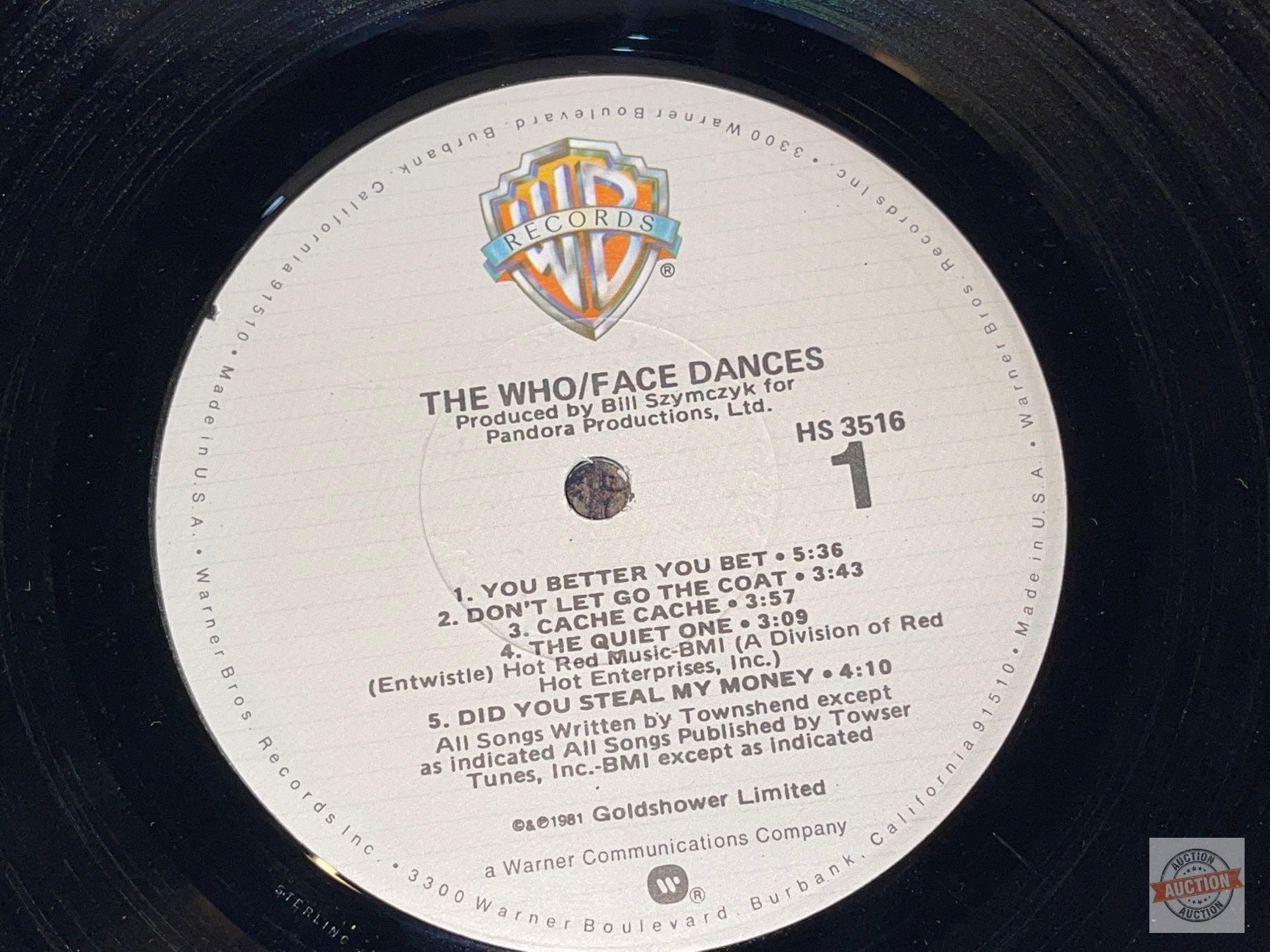 Record Album - The Who, Face Dances