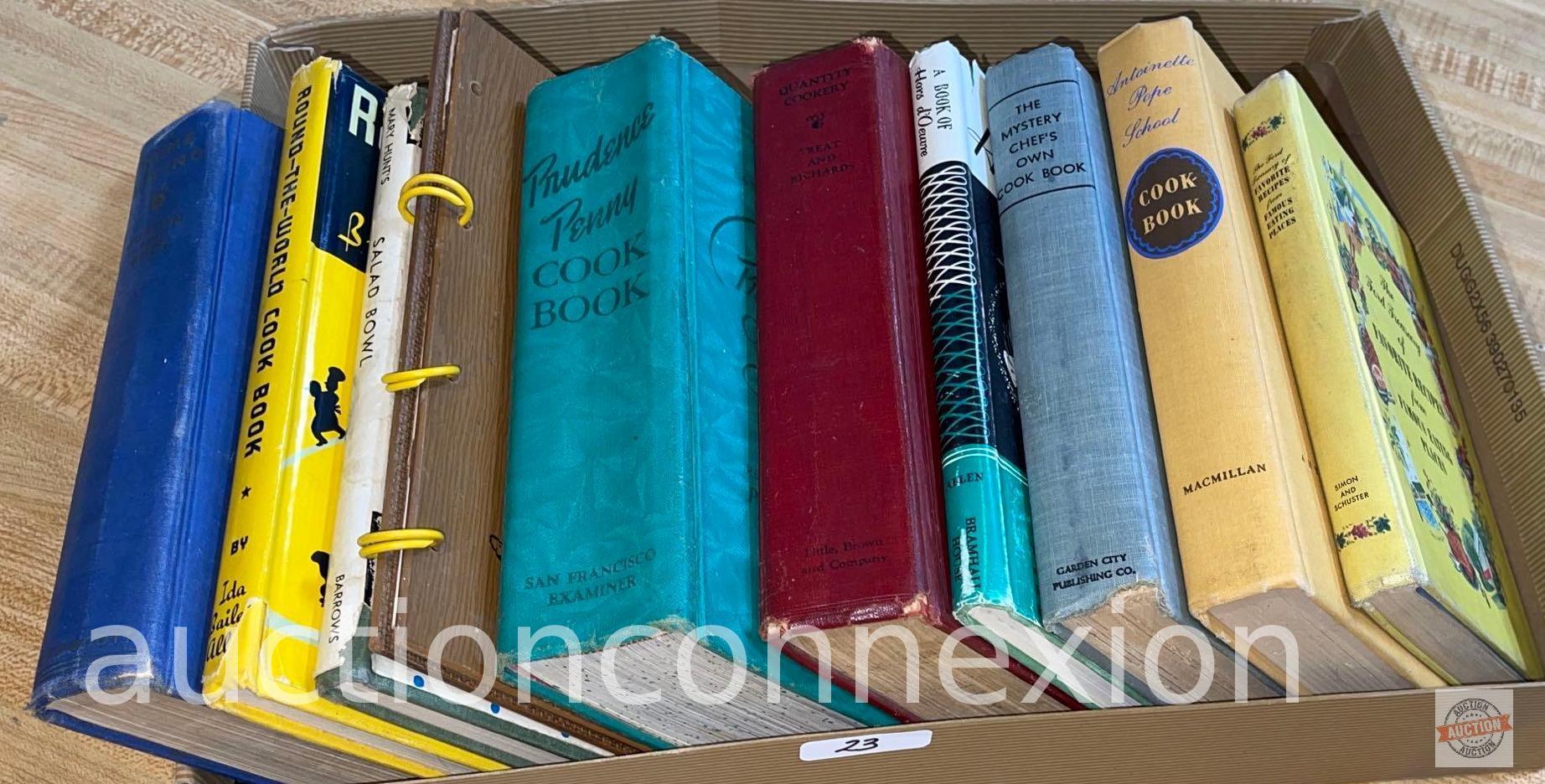 Books - Vintage Cookbooks - 10 from the 1930's-1940's