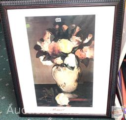 Artwork - Print, still life, Manet Peonies