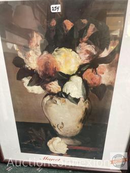 Artwork - Print, still life, Manet Peonies