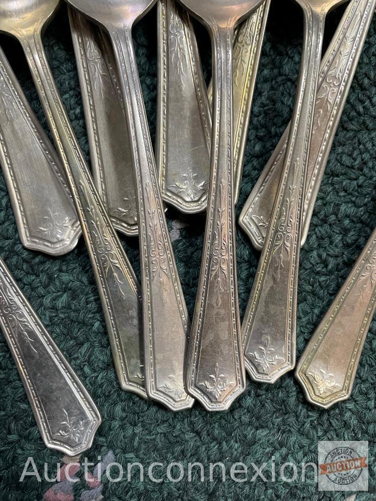 Vintage Flatware and chest, 1940's pattern