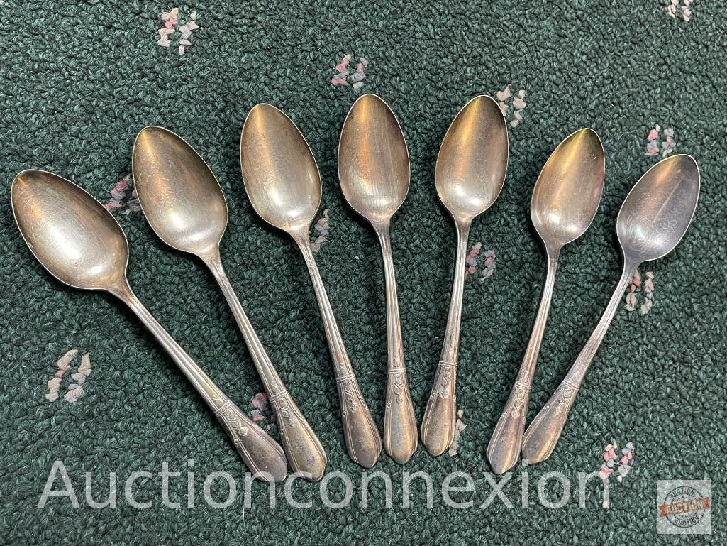 Vintage Flatware and chest, 1940's pattern