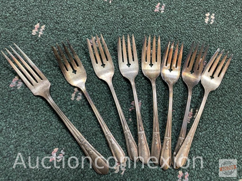 Vintage Flatware and chest, 1940's pattern